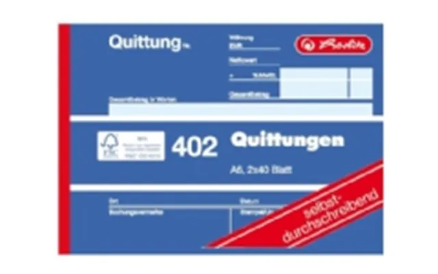 Herlitz 402 - Kvitteringsblok