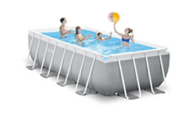Intex Prism Frame Rektangulær Pool Sæt - 10.874l