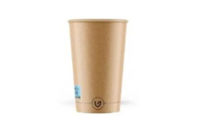 Kaffebæger Pap Ac Ø90xh113mm 30cl 12oz Single Wall Brun Verive,50 Stk Ps - 50 Stk