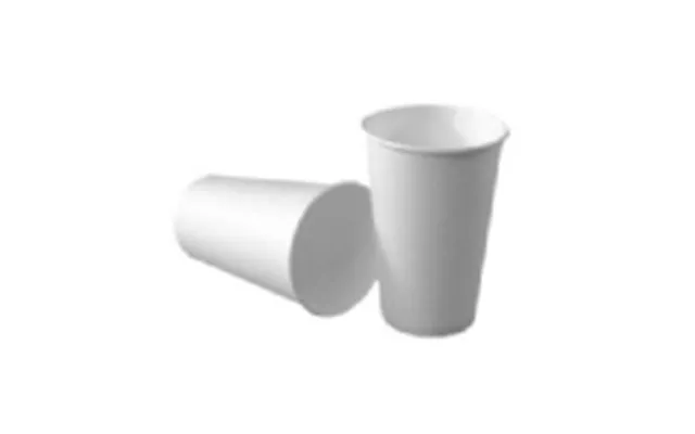 Kaffebæger Pap Ø90xh135mm 40cl 16oz Single Wall Hvid,20 Ps X 50 Stk Krt