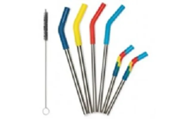 Klean Kanteen Kanteen Straw 6pack 8mm Combo - Multi Colored