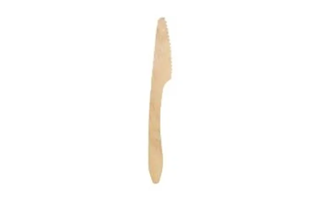 Kniv 190 Mm Dinner Lux Voksbehandlet Bionedbrydelig Træ,10 Pk X 100 Stk Krt