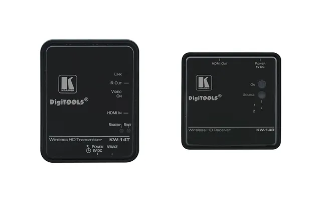 Kramer Kw-14 Expandable Wireless High Definition Transmitter & Receiver - Trådløs Video Audio Udvider
