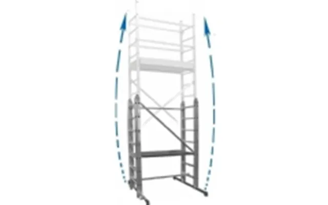 Krause Corda Leddelt Stillads I Aluminium - 4,85 M