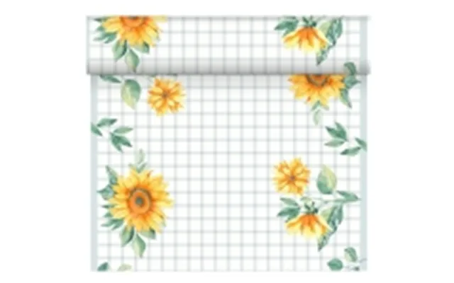 Kuvertløber, Dunicel, Sunflower Day, 24x0,4m, Hvid - 4 Stk.