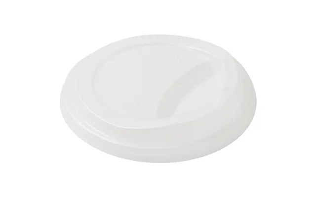 Låg, Duni Ecoecho, Ø9,3cm, Hvid, Cpla - 12 Stk.