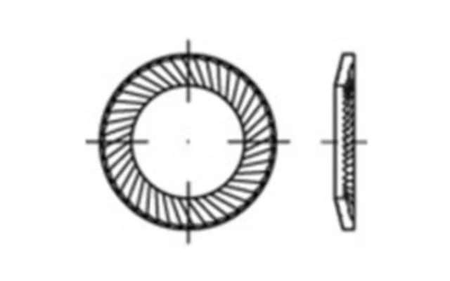 Låseskiver 8 Mm 6 Mm Rustfrit Stål A2 1000 Stk Alstertaler Schrauben & Präzisionsteile 1069877