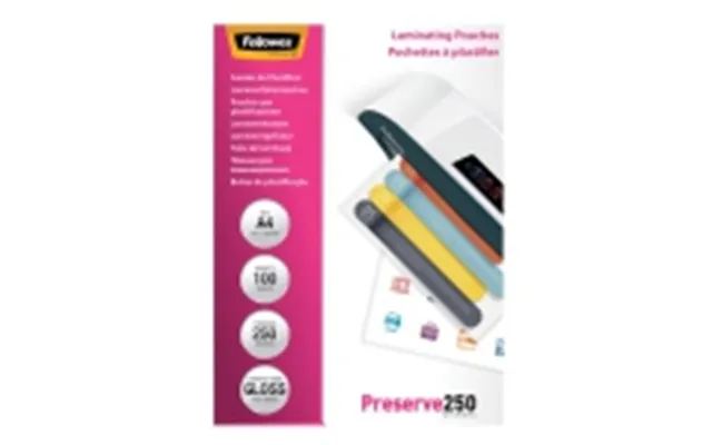 Lamineringslommer Fellowes A4 250 Micron - 100 Stk.