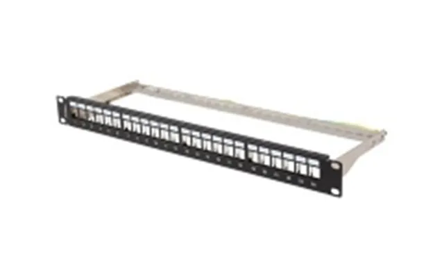 Lanberg Lanberg Patch Panel Blank 24 Port 1u 19inch Ftp For Keystone Modules Black