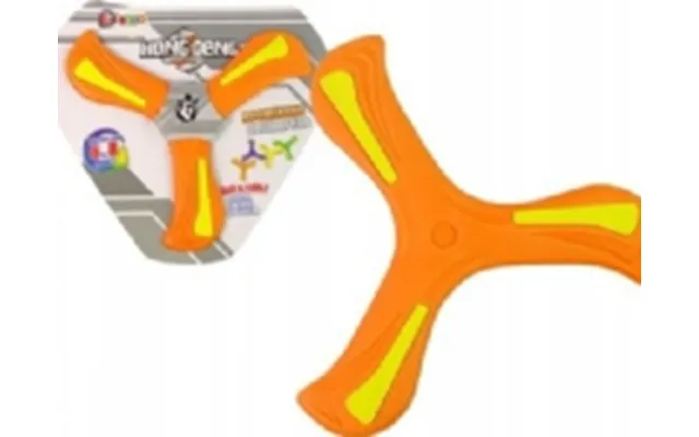 Leantoys Boomerang Flyvende Kasteskive Orange Til Børn Lean Toys