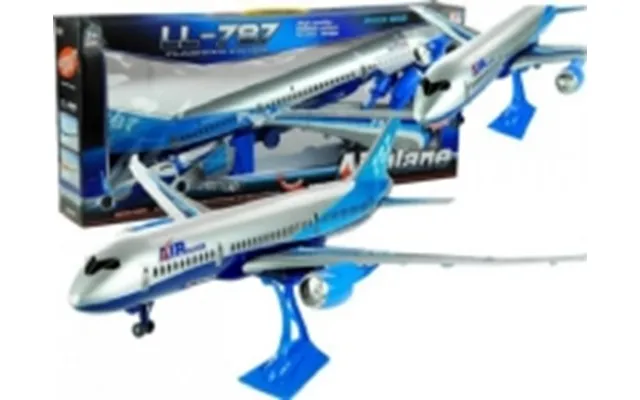 Leantoys Navy Blue Plane Drive Stand 69 Cm