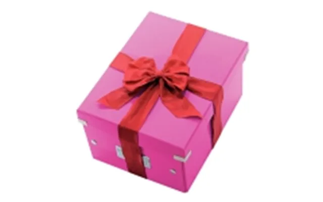 Leitz Click & Store Wow Medium Opbevaringsboks - 85% Recirkuleret Karton Pink