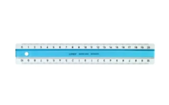 Lineal Linex Super 20 Cm Akryl Lys Blå