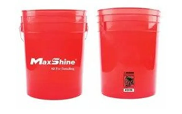 Maxshine Detailing Spand Transparent 20l - Rød