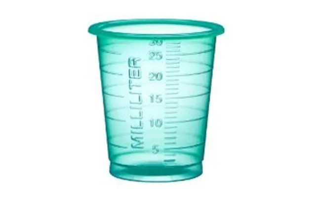 Medicinbæger 30 Ml Pp Eco Grøn,100 Ps X 90 Stk Krt