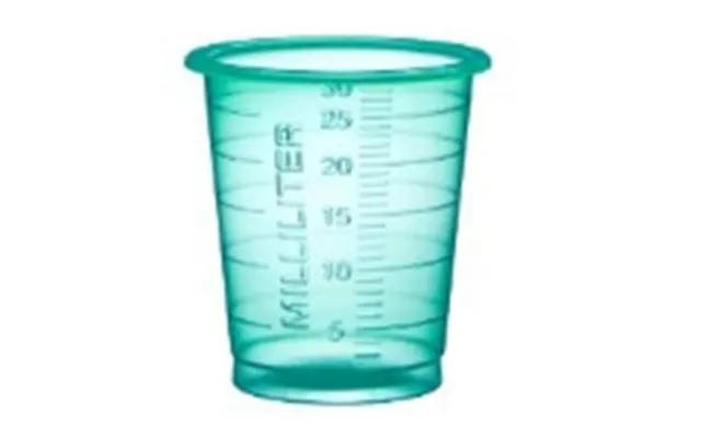 Medicinbæger 30 Ml Pp Eco Rød,100 Ps X 90 Stk Krt