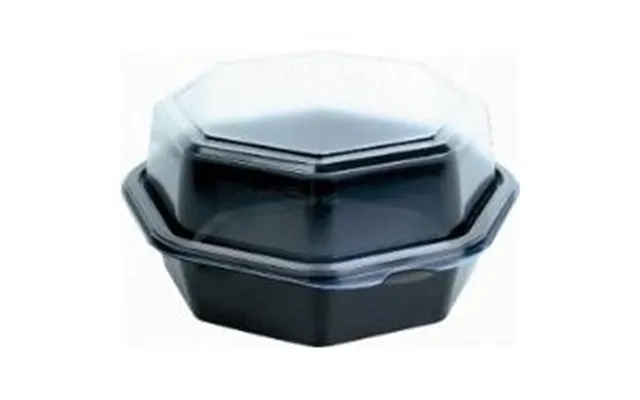 Multiboks Octaview 1-rum 160x160x80 Mm Med Låg Ps Sort Klar,405 Stk Krt