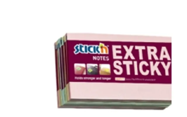 Notesblok Extra Sticky Multipakke 6 St 76x127 90 Blad Pastel
