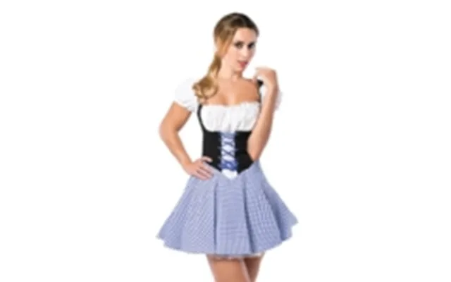 Oktoberfestkjole Lena - Blå Og Sort