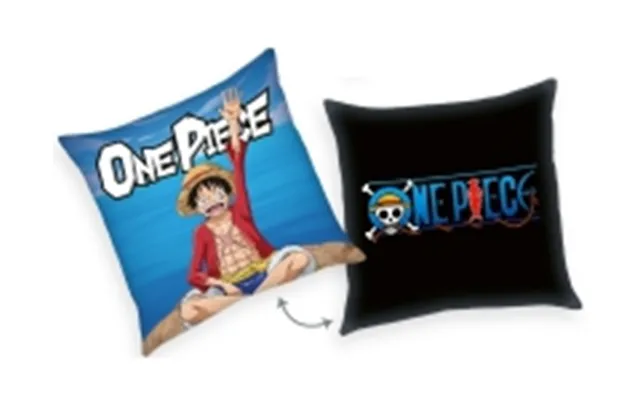 One Piece Pude Blå Sort
