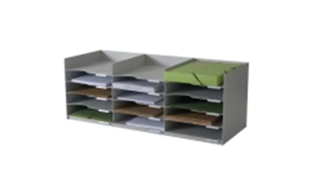 Paperflow Formularbox Easyoffice 535.02 Stapelbar 15fächer Grau 535