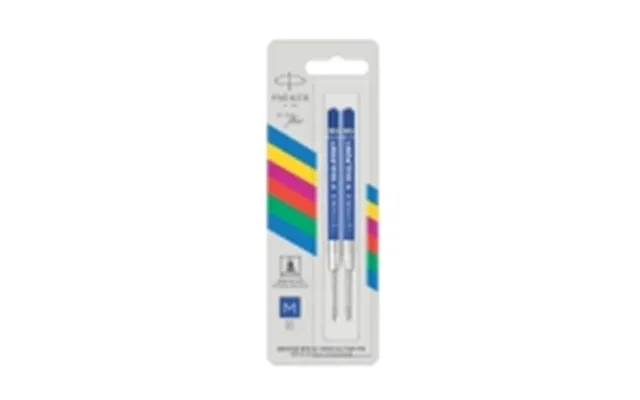 Parker Kuglepen Refill Quinkflow Basic 2er M Blå Blister