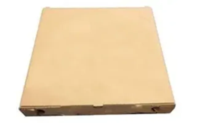 Pizzaæske 32x32x3 Cm Brun Uden Tryk Neutral - 100 Stk.