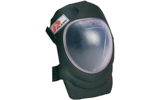Plano K-tech Line Pkt300 Polyester-knæskåner Sort - Rød 1 Paar
