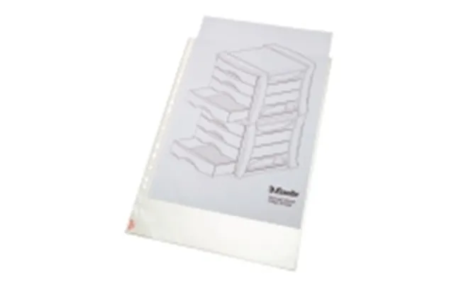 Plastlommer A3 Esselte Premium 0,08 Mm Højformat Præg - 50 Stk