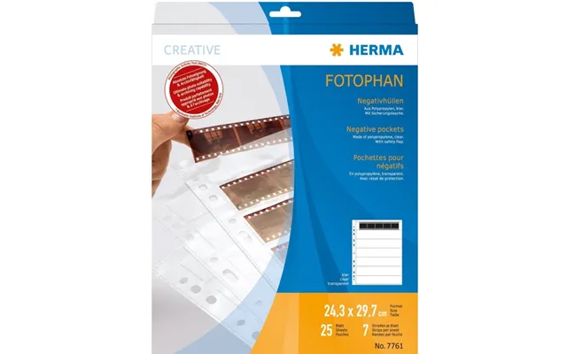 Plastlommer Til Negativer Herma No. 7761