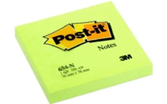 Post-it Neon Block 654n - 76x76mm