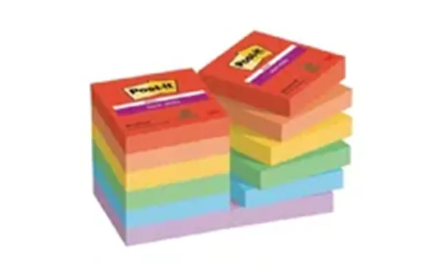 Post-it Super Sticky Notes Playful 47,6 X 47,6 Mm - 12 Stk.