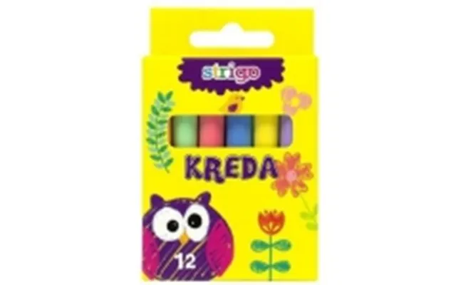 Pukka Pad With Colorful Chalk 12 Pieces Ssc021
