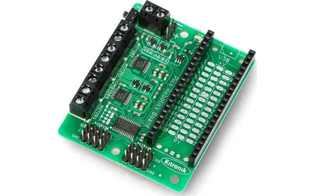 Raspberry Pi Kitronik Robotics Board - Controller Til 4 Motorer Og 8 Servoer