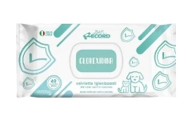 Record Italy Record New Chlorhexidine Wipes Xl 80pcs Antibacterial