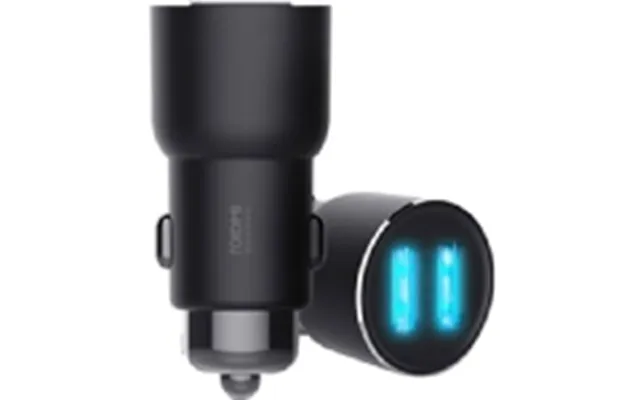 Roidmi 3s Biloplader Med Fm-sender Bluetooth - Farve Sort