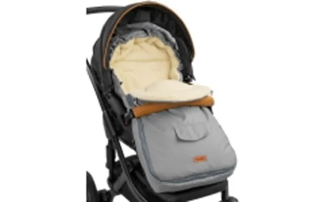 Sensillo Wool Sleeping Bag - Light Gray For Pram 95x40