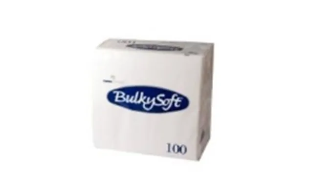 Serviet Bulkysoft 33x33cm 2-lag Hvid,20 Pk X 100 Stk Krt