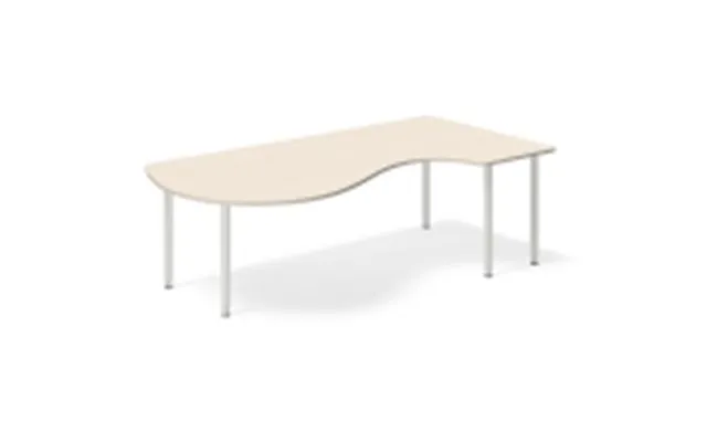Skrivebord Dna 1800x1200mm Birk Venstre Bordplade