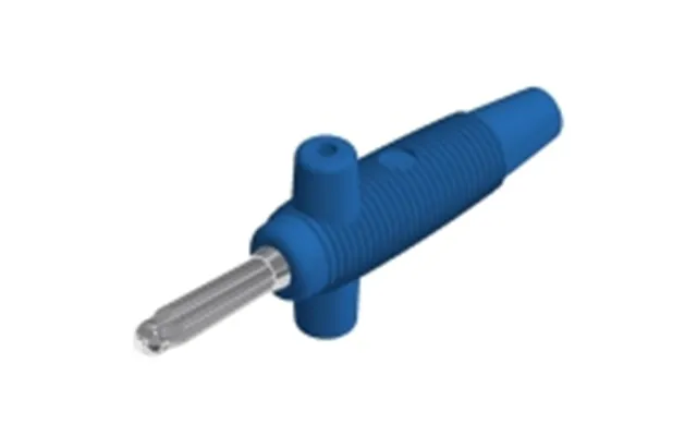 Sks Hirschmann Buela 300 K Bananstik Stik - Lige Stift-diameter 4 Mm Blå 1 Stk