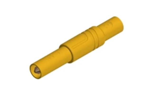 Sks Hirschmann Las S G Sikkerhedslamelstik Stik - Lige Stift-diameter 4 Mm Gul 1 Stk