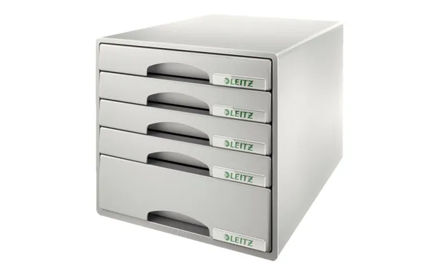 Skuffekabinet Leitz Plus 5-skuffer Grå