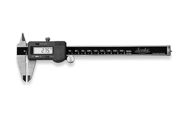 Slankmatis Elektroninis 150mm 0,01-40mm - Scala