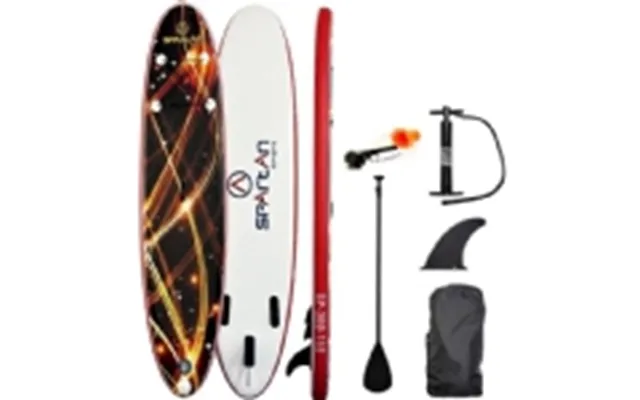 Spartan Paddleboard Sup Inflatable Board With Paddle And Accessories Spartan Sup 10' Brown-red