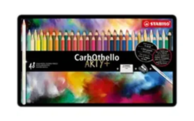 Stabilo Arty Carbothello Pencil - Med 48 Stk. I Metalæske