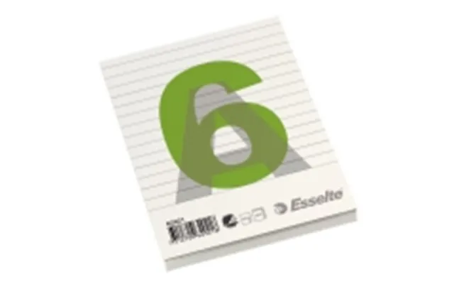 Standardblok Esselte A6, 100 Ark, Linieret - 200 Stk.