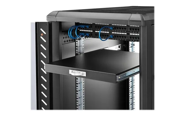 Startech.com 1u Sliding Server Rack Mount Keyboard Shelf Tray - 55lbs