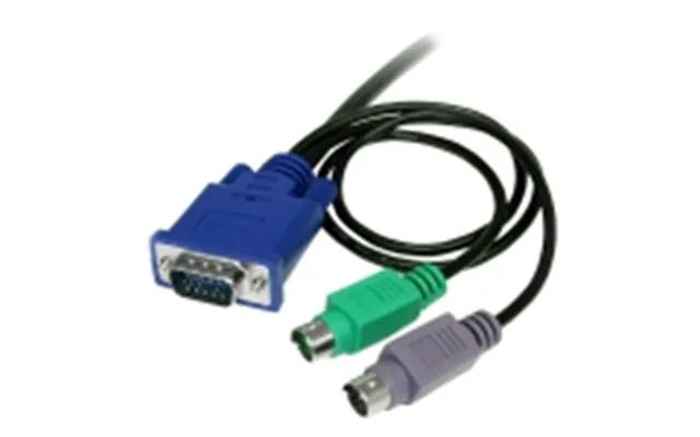 Startech.com 3-in-1 Ultra Thin Ps 2 Kvm Cable - Keyboard Video Mouse Kvm Cable