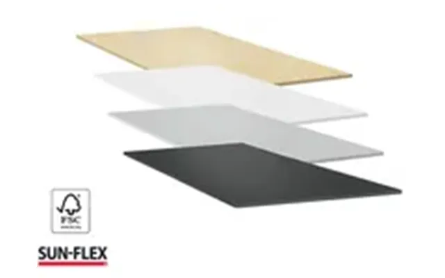 Sun-flex Desktop Birchlaminate - 160x80 Cm