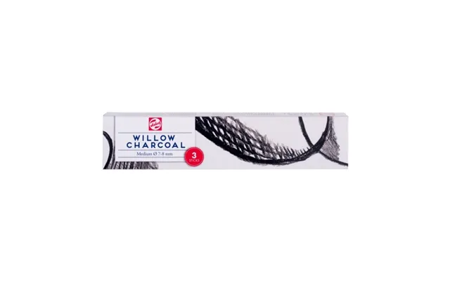 Talens Medium Charcoal 3 Sticks